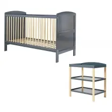 Ickle Bubba Coleby Classic 2 Piece Furniture Room Set-Scandi Grey