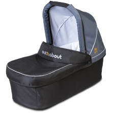 Out n About Nipper Double Carrycot Hood Fabric-Steel Grey**