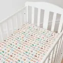 Kabode Pack of 2 Cot Fitted Sheet-Alphabet