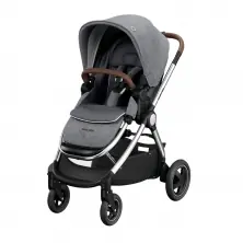 Maxi Cosi Adorra Luxe Stroller With Chrome Chassis-Twillic Grey