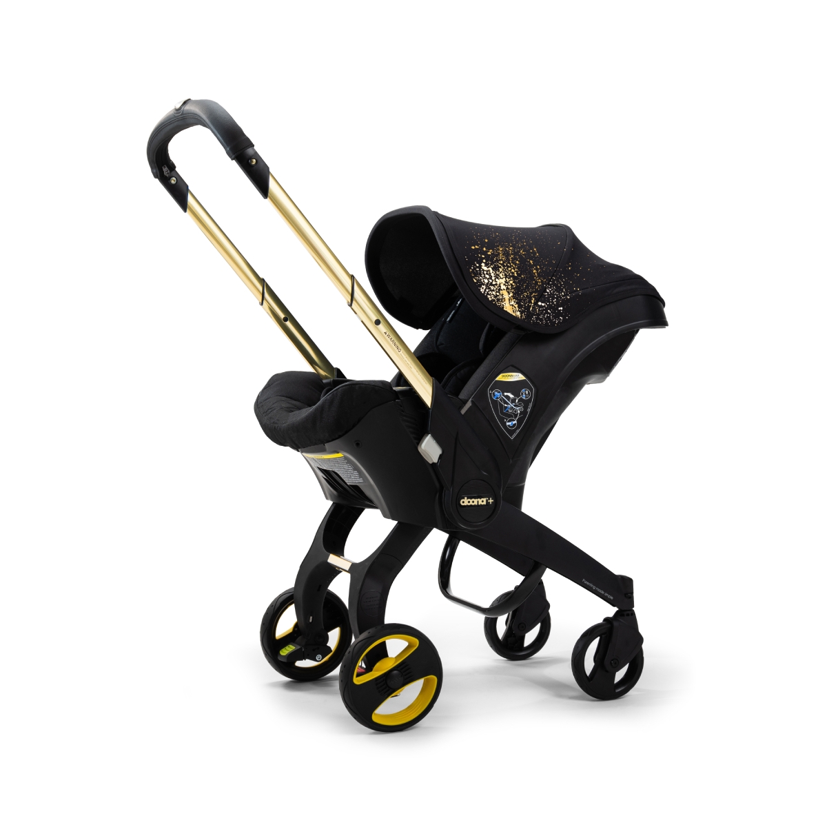 Doona™ Infant Car Seat Stroller Gold EditionBlack/Gold + FREE