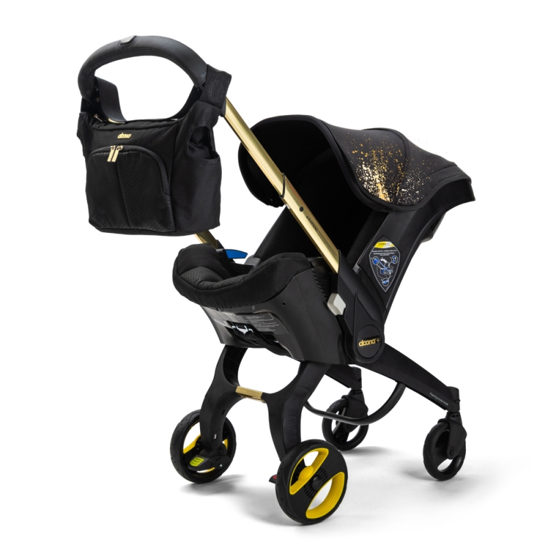 Doona™ Infant Car Seat Stroller Gold Edition-Black/Gold + FREE Essentials Bag Worth £54.99!
