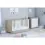 Babymore Luno 2 Piece Room Set with Under Drawer-Oak/White