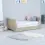 Babymore Luno 2 Piece Room Set with Under Drawer-Oak/White