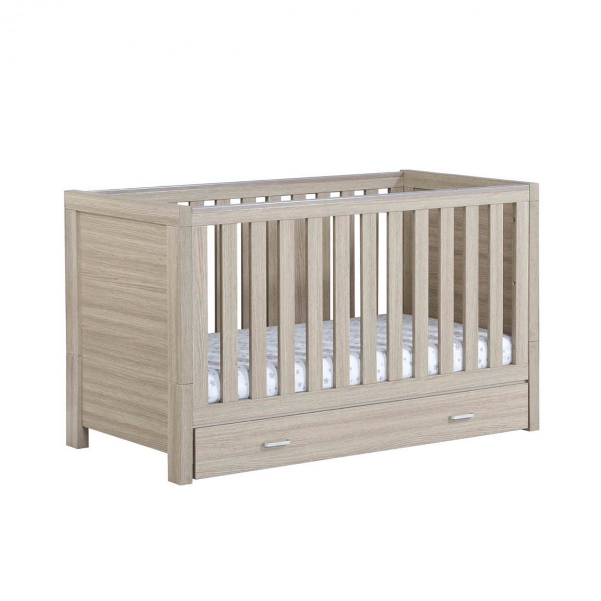 Babymore Luno Cot Bed with Under Drawer