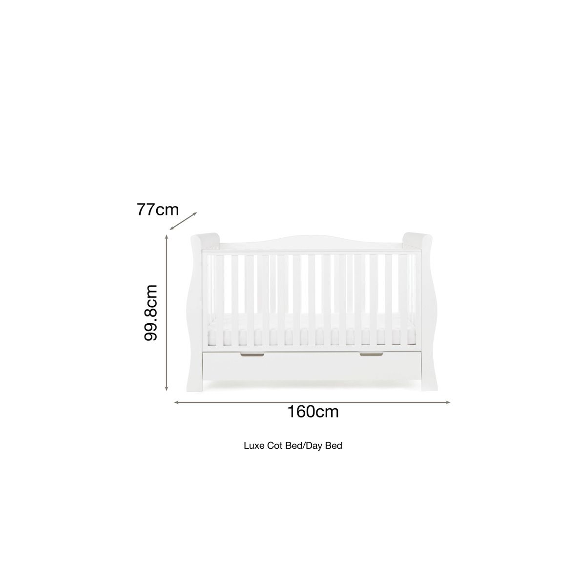 stamford luxe cot bed