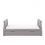 Obaby Stamford Classic Sleigh Cot Bed Including Underbed Drawer-Taupe Grey (NEW)