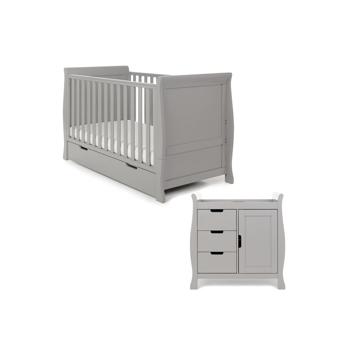 Obaby Stamford Classic Sleigh 2 Piece Furniture Roomset