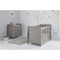 Obaby Stamford Classic Sleigh 2 Piece Furniture Roomset-Taupe Grey (NEW)