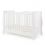 Obaby Stamford Luxe Sleigh Cot Bed Including Underbed Drawer-White (NEW)
