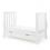 Obaby Stamford Luxe Sleigh Cot Bed Including Underbed Drawer-White (NEW)