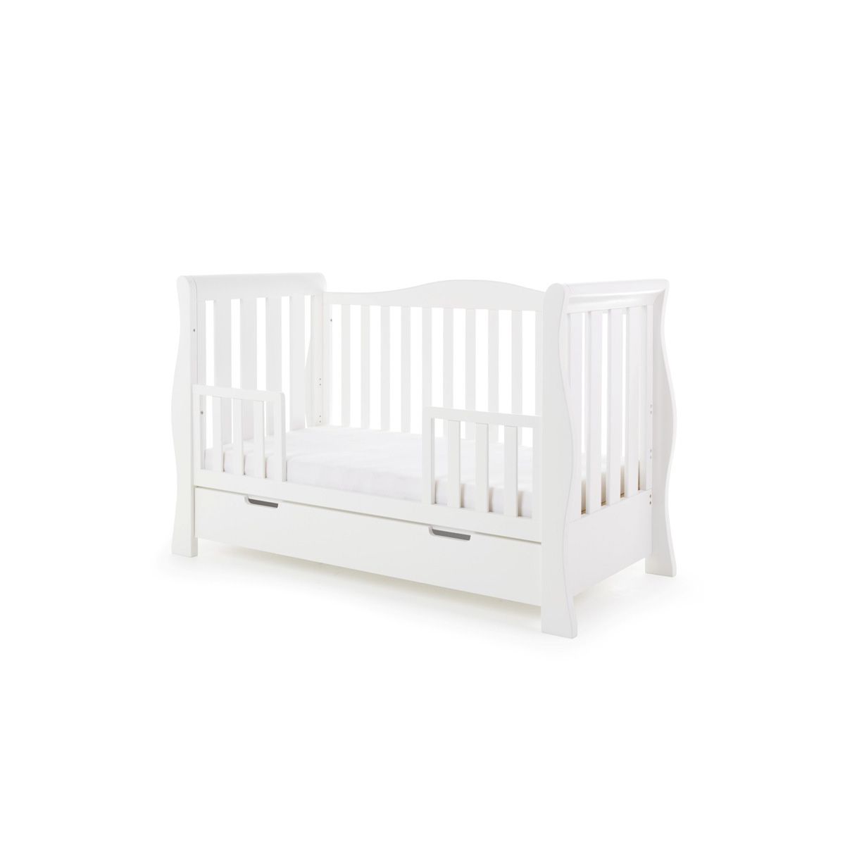 sleigh cot bed with drawer