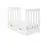 Obaby Stamford Mini Sleigh Cot Bed Including Underbed Drawer-White (NEW)