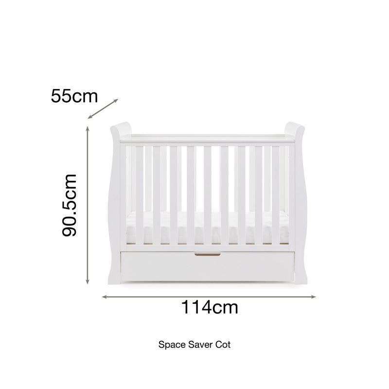 obaby space saver cot