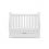 Obaby Stamford Sleigh SPACE SAVER Cot with Under Drawer-White (NEW)