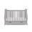 Obaby Stamford Mini Sleigh Cot Bed Including Underbed Drawer-Warm Grey (NEW)