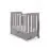 Obaby Stamford Sleigh SPACE SAVER Cot-Taupe Grey (NEW)