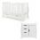 Obaby Stamford Luxe Sleigh 2 Piece Funiture Room Set-White (NEW)