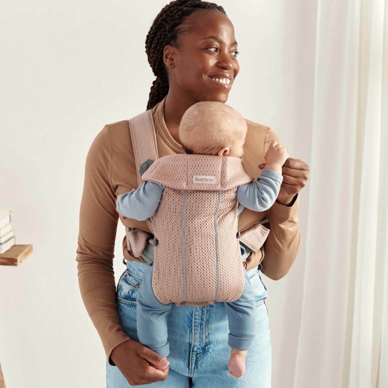 BABYBJÖRN Mini Baby 3D Mesh CarrierDusty Pink