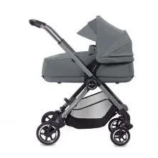 Silver Cross Dune with Compact Folding Carrycot - Glacier
