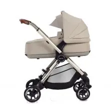 Silver Cross Dune with Compact Folding Carrycot - Stone