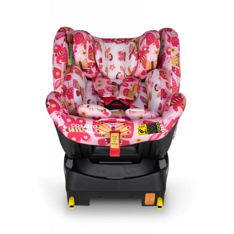 Cosatto All in All Rotate I-Size Group 0+123 Car Seat-Flutterby Butterfly