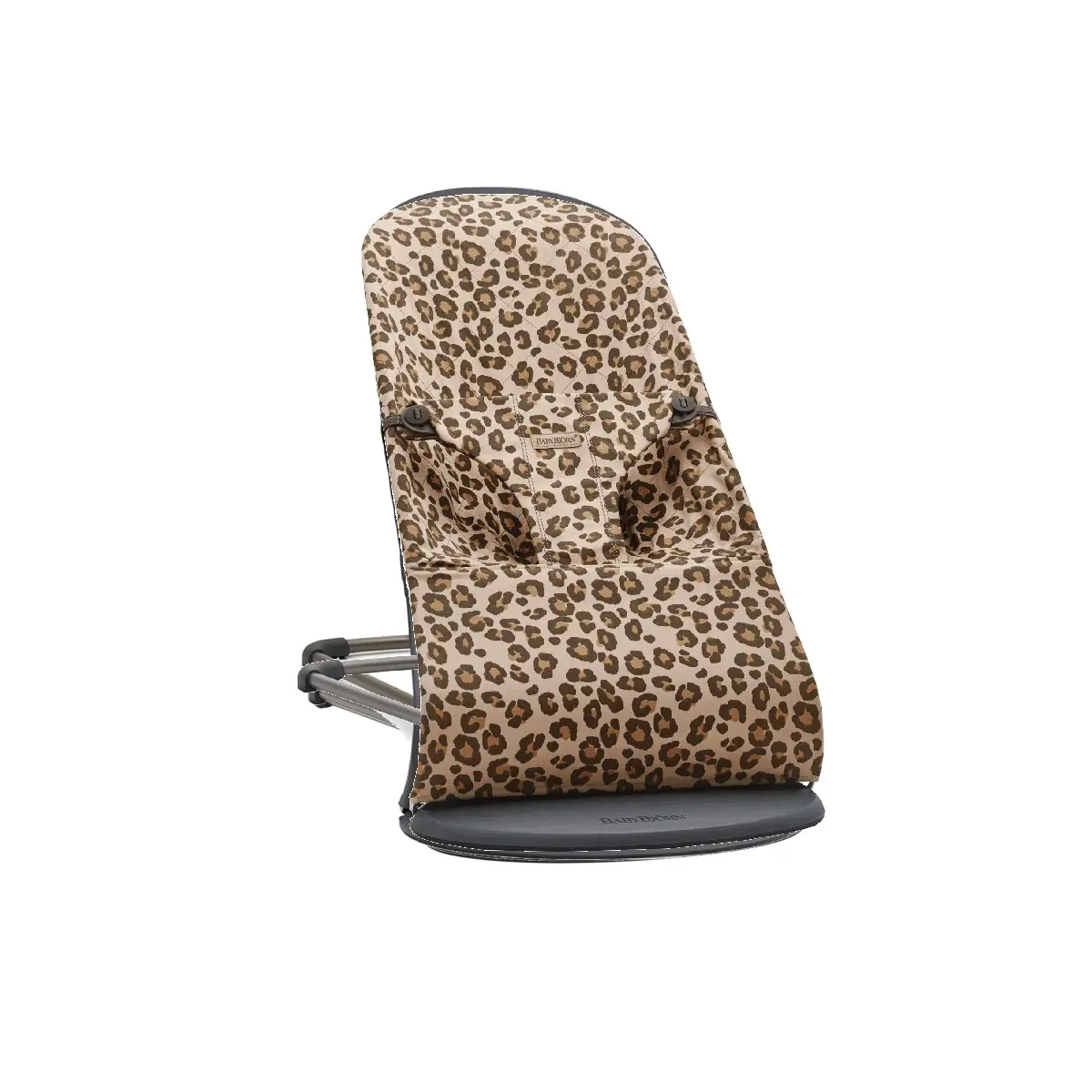 Image of BABYBJÖRN Bliss Cotton Quilt Bouncer - Leopard Print
