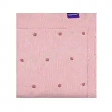 ClevaMama Knitted Pom Pom Baby Blanket-Pink (New 2022) (3491)