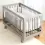 Breathable Baby Classic Cot Liners 4 Sided-On Cloud