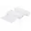 Breathable Baby Classic Cot Liners 2 Sided-white with grey stars