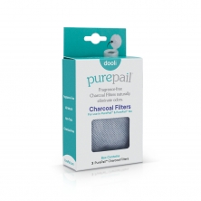 Breathable Baby Pure Pail Charcoal Filters-White