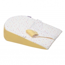 ClevaMama ClevaFoam® Reflux Wedge-White/Yellow (New 2022) (3019)