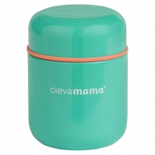 ClevaMama 8 Hours Baby Food Flask-Green (3009)