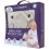 ClevaMama Patch the Puppy Bamboo Apron Baby Bath Towel-Blue (New 2022)