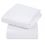 ClevaMama Jersey Cotton Fitted Sheets For Moses Basket/Pram (33x72 cm)-White