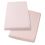 ClevaMama Jersey Cotton Fitted Sheets For Crib/Cradle (44x90 cm)-Pink