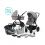 Kinderkraft XMoov 3in1 (Mink Car Seat) Travel System With Carrycot-Grey (2020)