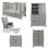 Obaby Stamford Luxe Sleigh 5 Piece Furniture Room Set-Taupe Grey (2022)