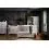Obaby Stamford Luxe Sleigh 4 Piece Room Set-White 