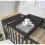 Tutti Bambini Rio 3 Piece Room Set with Cot Top Changer-White & Dove Grey