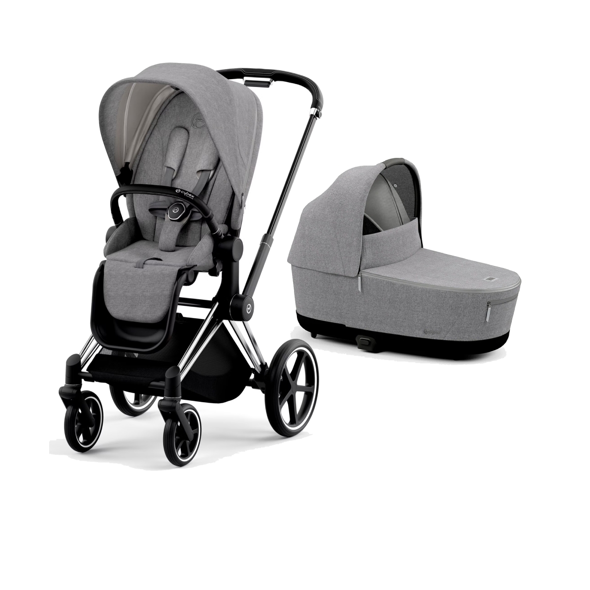 Cybex Priam Chrome Pushchair with Lux Carry Cot