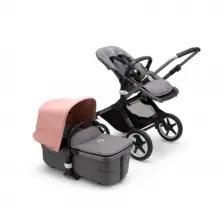 Bugaboo Fox 3 Styled By You Pushchair - Graphite/Grey Melange/Morning Pink