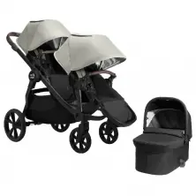 Baby Jogger City Select 2 Double Bundle -Frosted Ivory