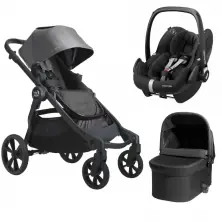 Baby Jogger City Select 2 Stroller -Radiant Slate (3in1 Travel Bundle)