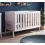 Babystyle Arendelle Cot Bed-White/Natural