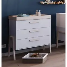 Babystyle Arendelle Dresser Changer-White/Natural
