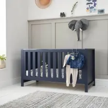 Tutti Bambini Tivoli Cot Bed-Navy Blue