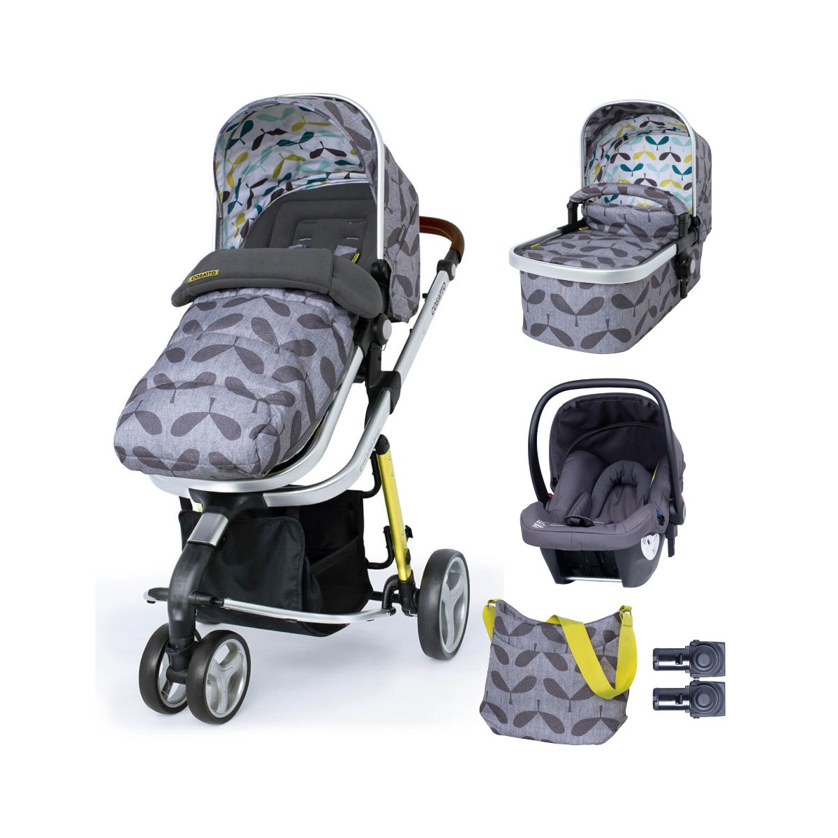 Cosatto Giggle 3 Travel System With Footmuff & Bag