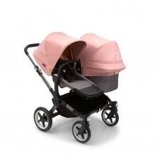 Bugaboo Donkey 5 Duo Styled By You Pushchair-Graphite/Grey Melange/Morning Pink 