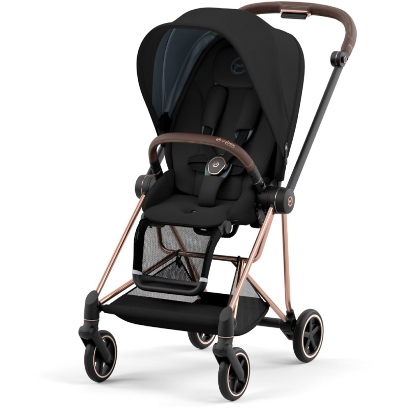 Cybex Mios Rose Gold Pushchair with Lux Carry Cot & Cloud Z Car Seat